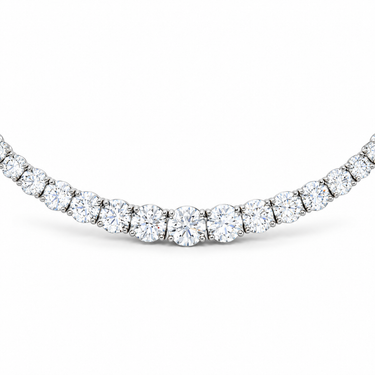 Lumière Diamond Necklace by Just Brilliant — diamond detail