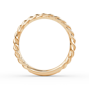 Just Brilliant Rope Band, 18K Rose Gold, profile