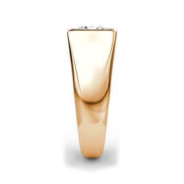 Just Brilliant Statement Signet Ring — Pear — 18K Rose Gold — side view